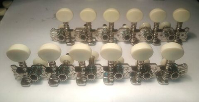 Колки для 12-струнной акустической гитары на планке