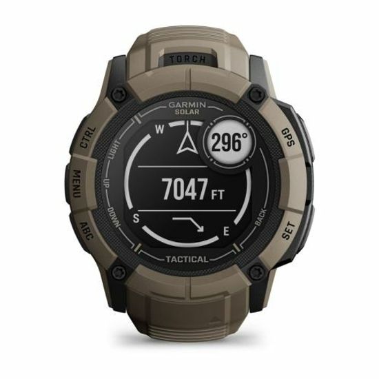 Смарт-часы Garmin Instinct 2X Solar - Tactical Edition, Coyote Tan 010-02805-02