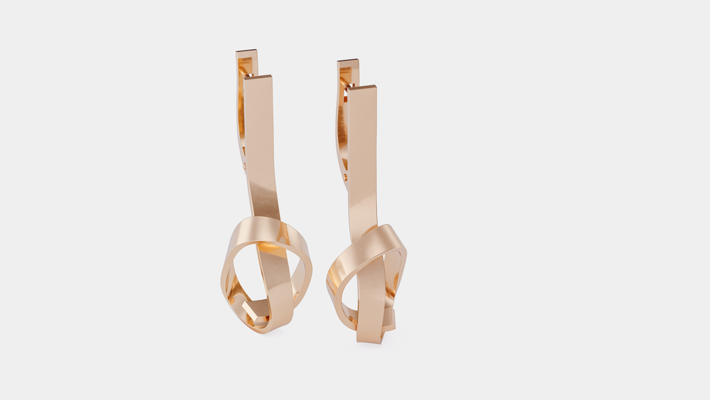 Серьги Intersection