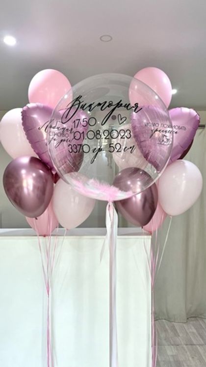 Шары на выписку №87