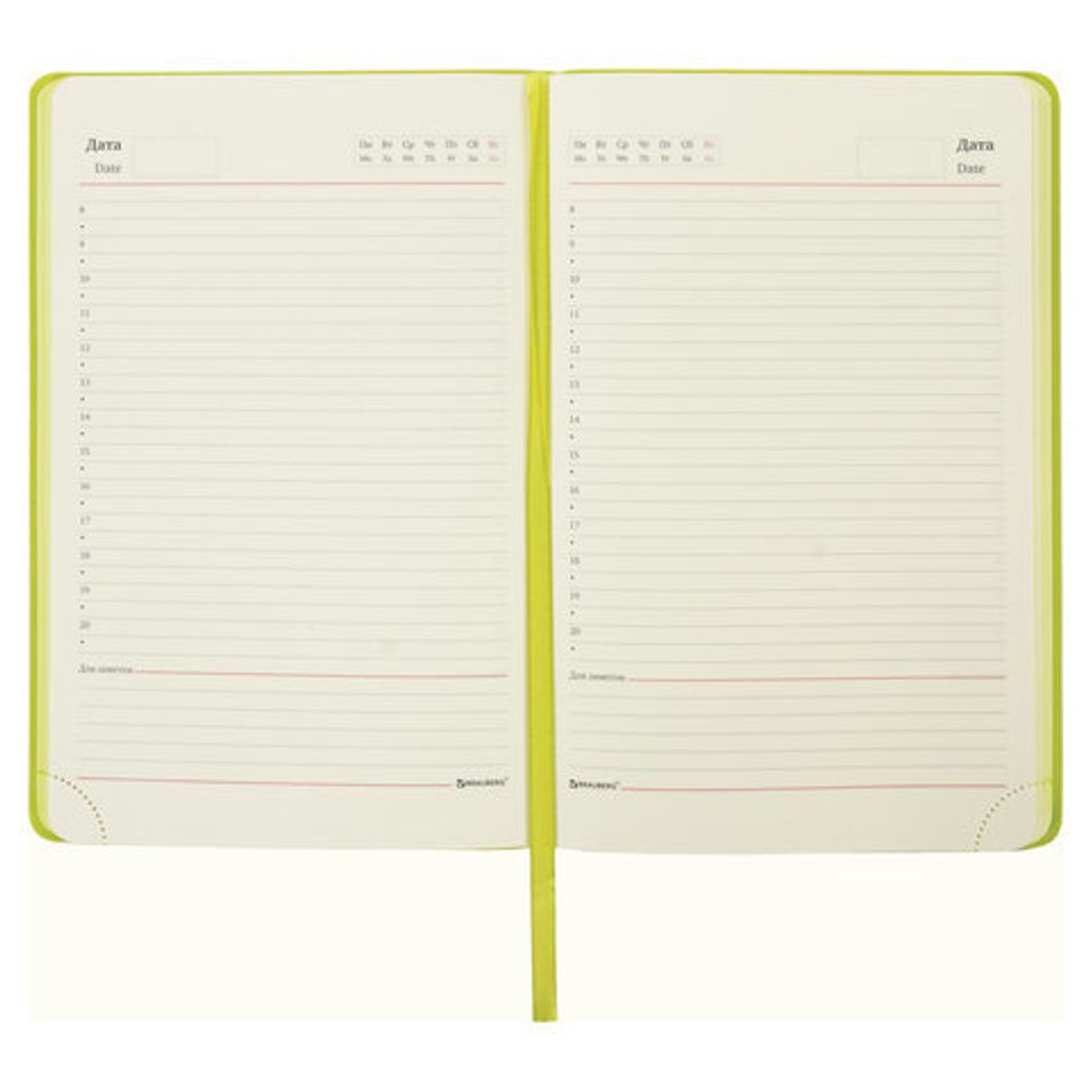 Ежедневник недатированный А5 138х213 мм BRAUBERG "Flex" под кожу, гибкий, 136 л., розовый, 111683