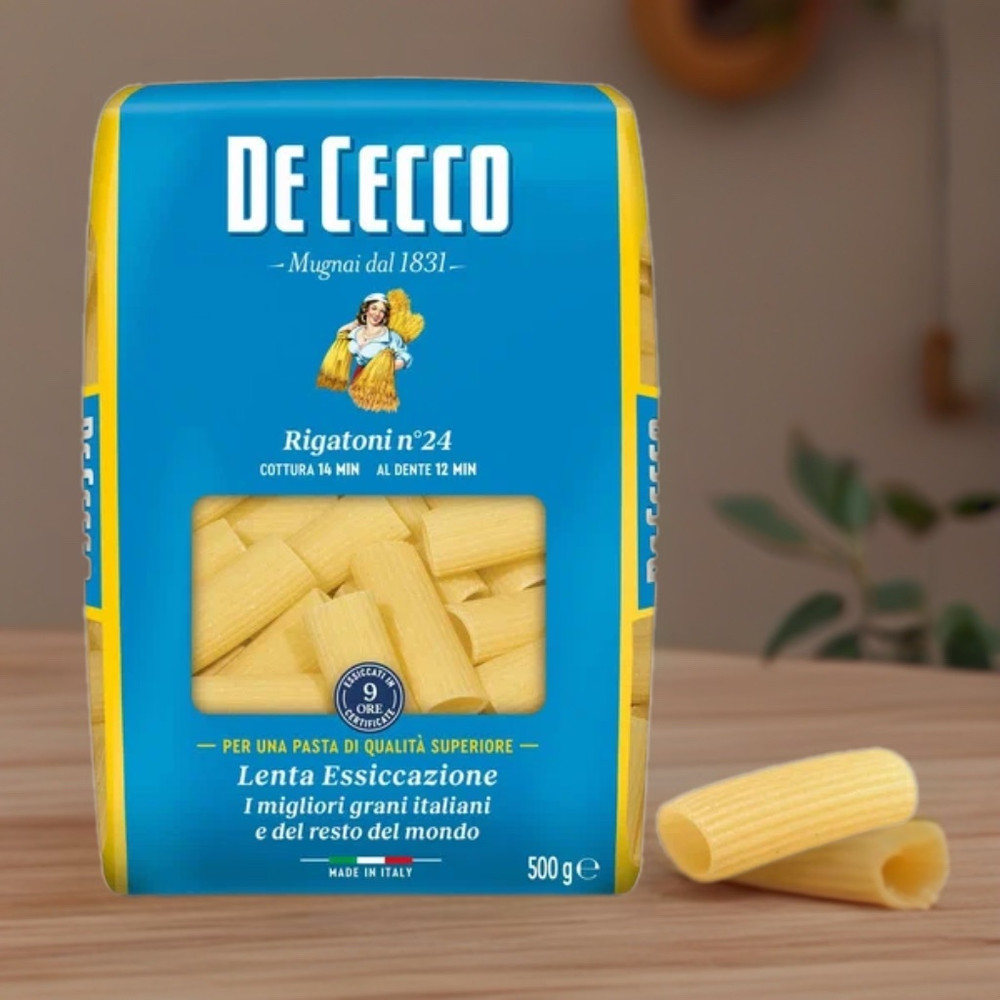 Макароны De Cecco РИГАТОНИ №24, Италия 500 г.