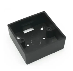 Монтажная коробка наружная для терморегулятора чёрная.