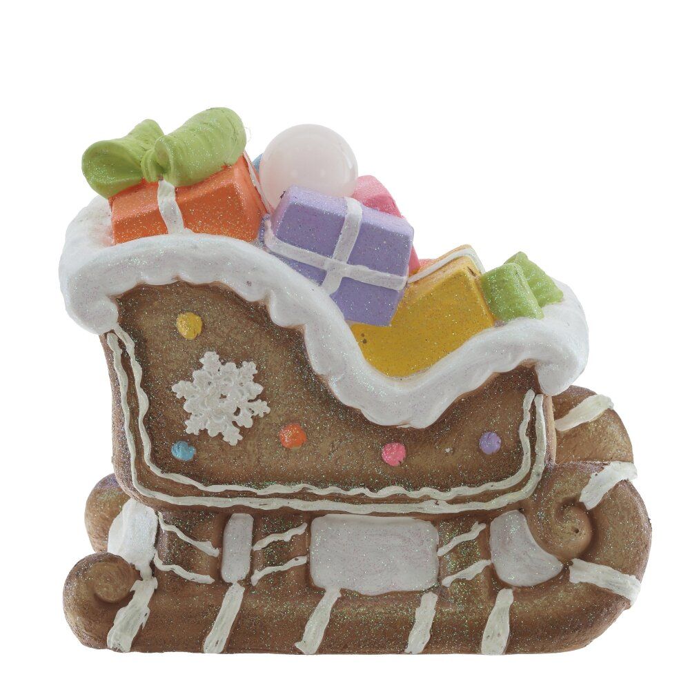 GAEM Фигрка декоративная "Сани" с подсветкой (АААх3, н/п), L38 W22 H35 см