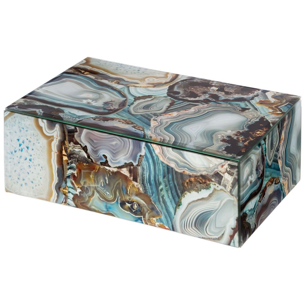 НАБОР ШКАТУЛОК ИЗ 2-Х ШТ КОЛЛЕКЦИЯ "МРАМОР" 21*12**6,5 СМ / 23*15*8,5 СМ