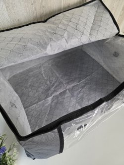 Короб для хранения с крышкой на молнии 60х43х35 см