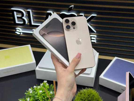 Б/У Телефон Apple IPhone 16 Pro Max 1Tb Desert Titanium 91% (GTDCL7RVY9)