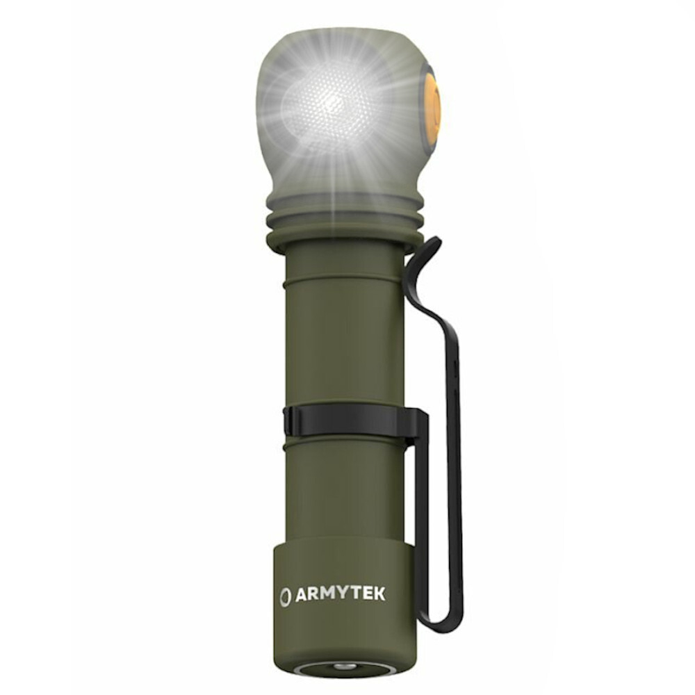 Мультифонарь светодиодный Armytek Wizard C2 Pro Max Magnet USB Olive, холодный свет, 4000 лм