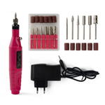 ALTENERGY Аппарат для маникюра и педикюра фрезер-ручка, красный