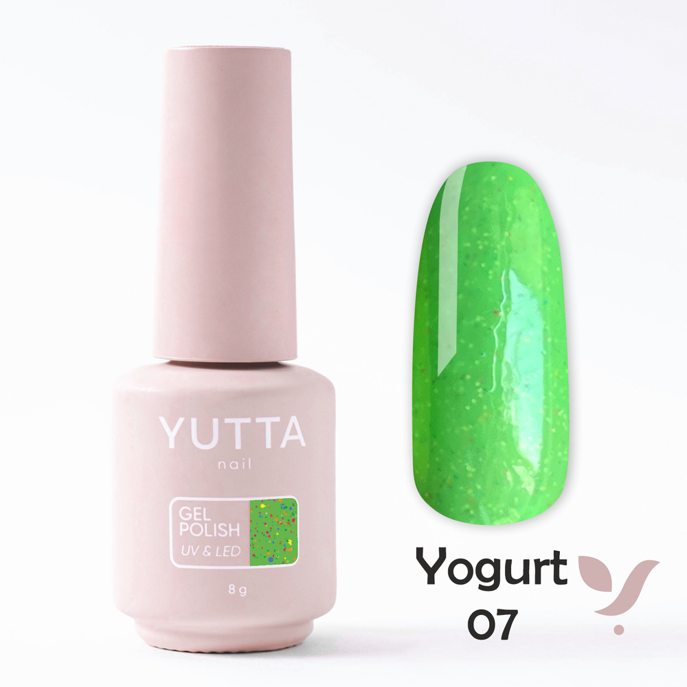 Yutta, гель-лак, Yogurt 07, 8g