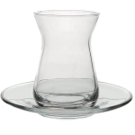 Чайный набор 12 предметов «IREM» (6стаканов 132мл+6блюдец) 96354