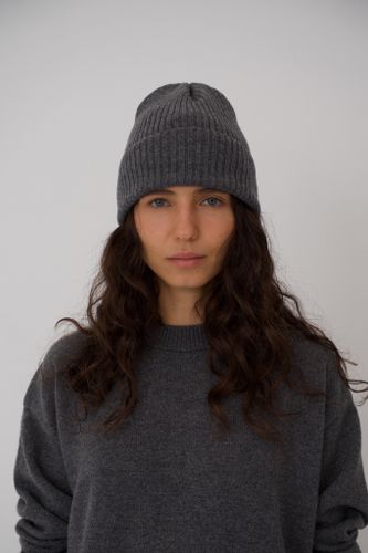 Шапка из мериноса и кашемира