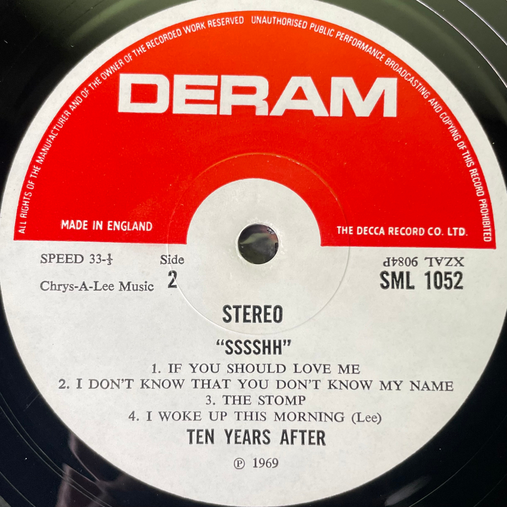 Ten Years After - Ssssh. (Англия 1969г.)