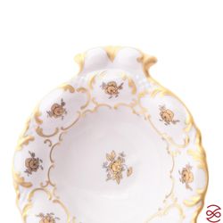 Конфетница Queen's Crown Золотая роза 18 см