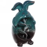 Подставка под стелющиеся благовония «Кролик на удачу» 10*9*17,5см