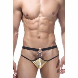 Мужские трусы стринги золотистые La Blinque LB15231