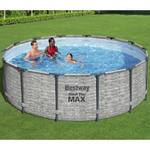 Каркасный бассейн Bestway Steel Pro 5619D (427х122, карт. фильтр, лестница, тент)
