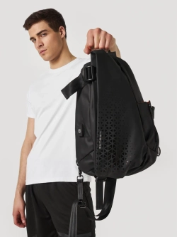 Рюкзак маленький городской с зарядкой с одной лямкой
