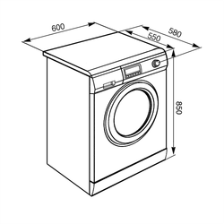 Стиральная машина SMEG LSF147E