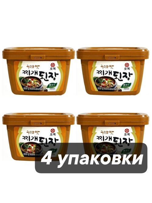 Соевая паста Obok Soybean Paste Денджянг 500 г x 4 шт