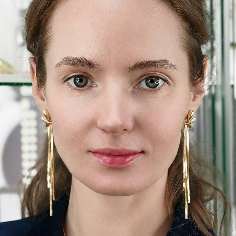 Серьги Fiore Luna ABE30878-01 G