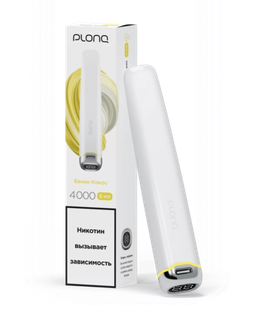Одноразовый Pod Plonq Plus Pro - Банан Кокос (4000 затяжек)