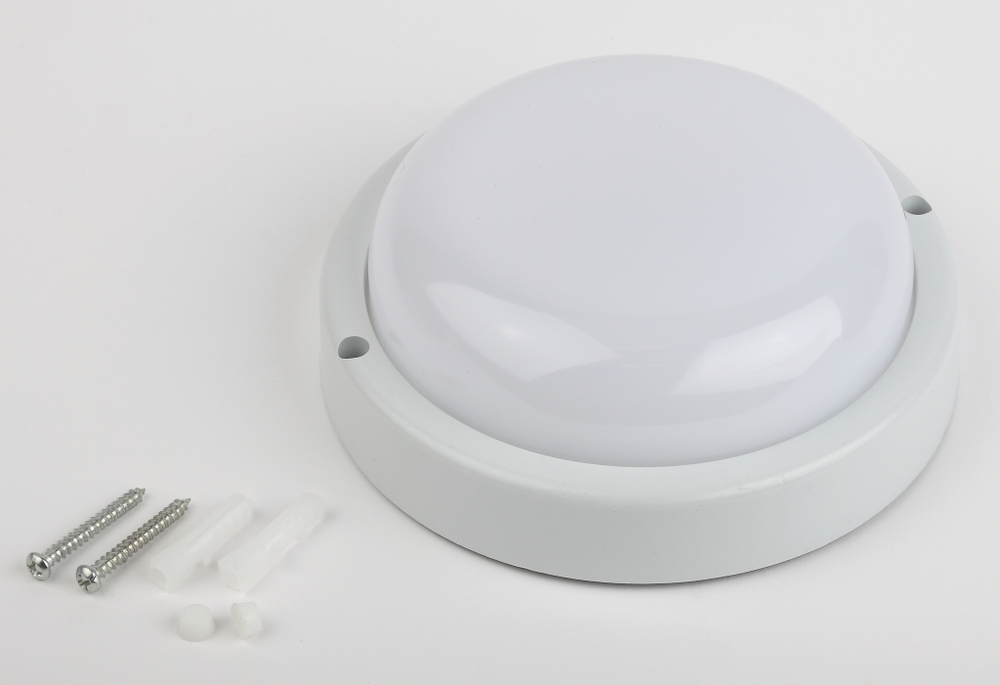 Светильник LED ДБП 12Вт 4000К 1140Лм IP65 круг с оптико-акустическим датчиком SPB-201 ЭРА Б0047636