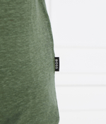 Льняная футболка Tiburt 456 BOSS BLACK - зеленый(50511612)