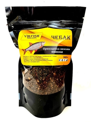 Прикормка VIKFISH Зимняя УВЛАЖНЕННАЯ (ЧЕБАК) 500гр