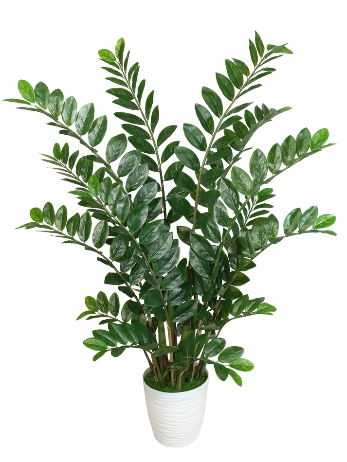 Замиокулькас искусственный 130см в кашпо