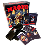 Настольная игра Мафия - "Стильные очки" вся семья в сборе, карточная игра, PlayLand 28 карт, 10 очков