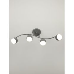 Светильник настенно-потолочный спот Rivoli   7077-704 4хGX53 15 Вт поворотный