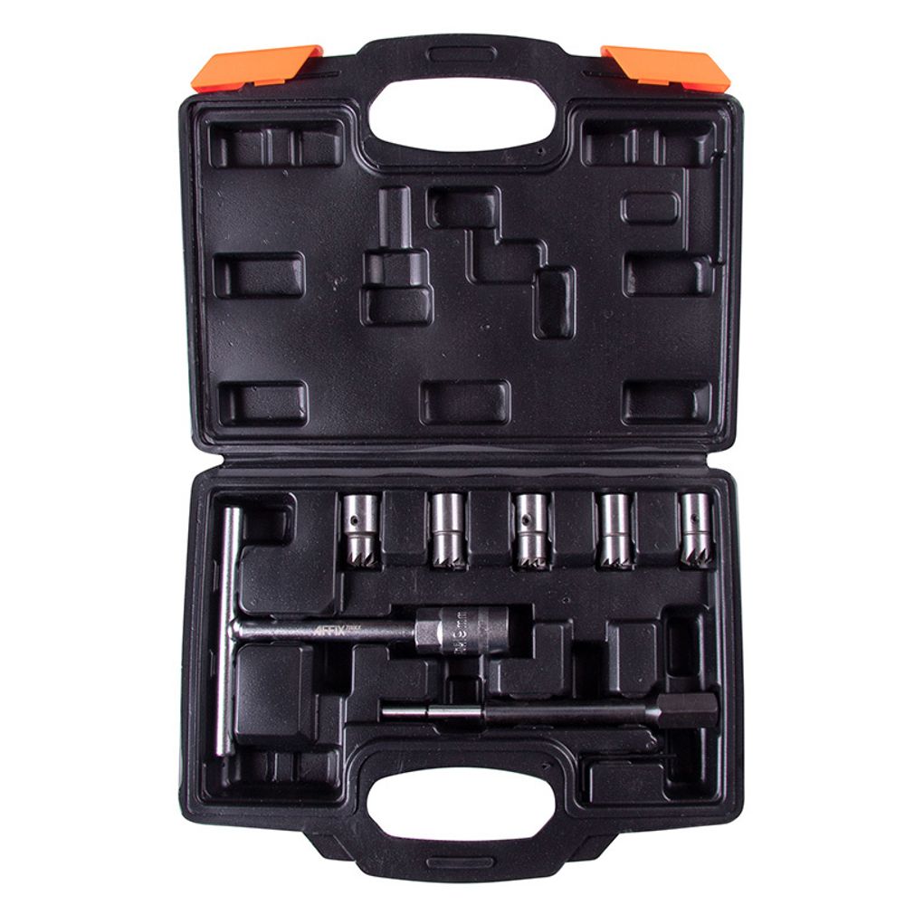 AFFIX (AF10315007C) Набор фрез для правки седел дизельных форсунок, кейс, 8 предметов