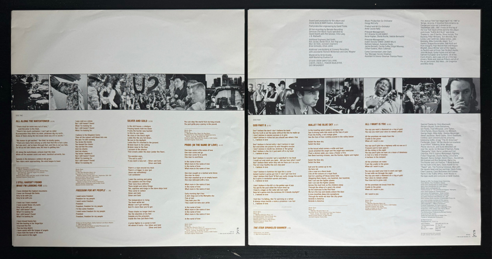 U2 - Rattle And Hum 2LP (Скандинавия 1988г.)