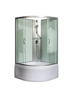 Душевая кабина МОНОМАХ 100/44 С МЗ 1000х1000х2060 10000005788 б/крыши полукруг