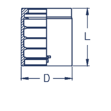 Муфта DN 25 1SC TIEFFE