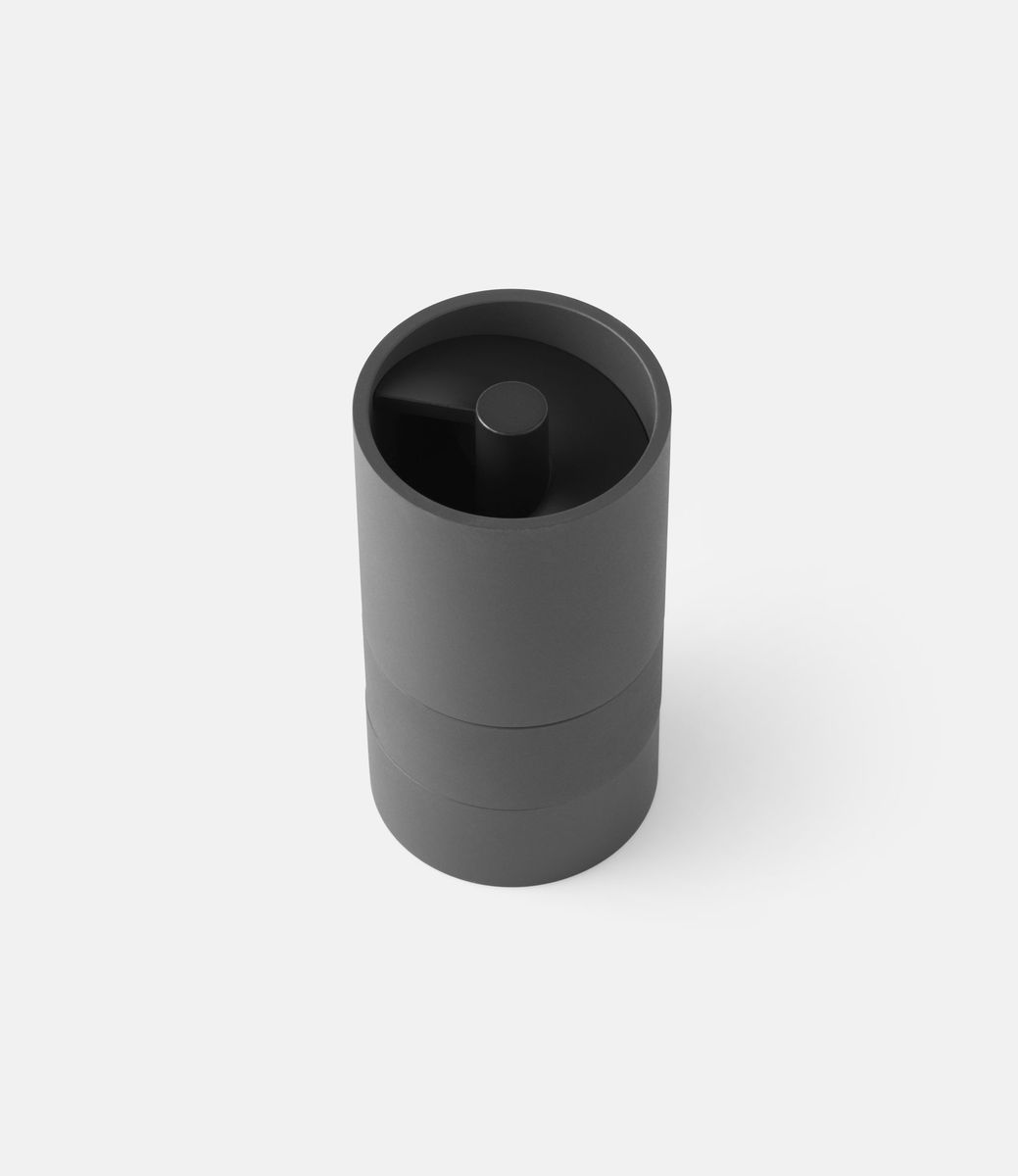 Zenlet CoinDrift Solid Black — копилка из алюминия