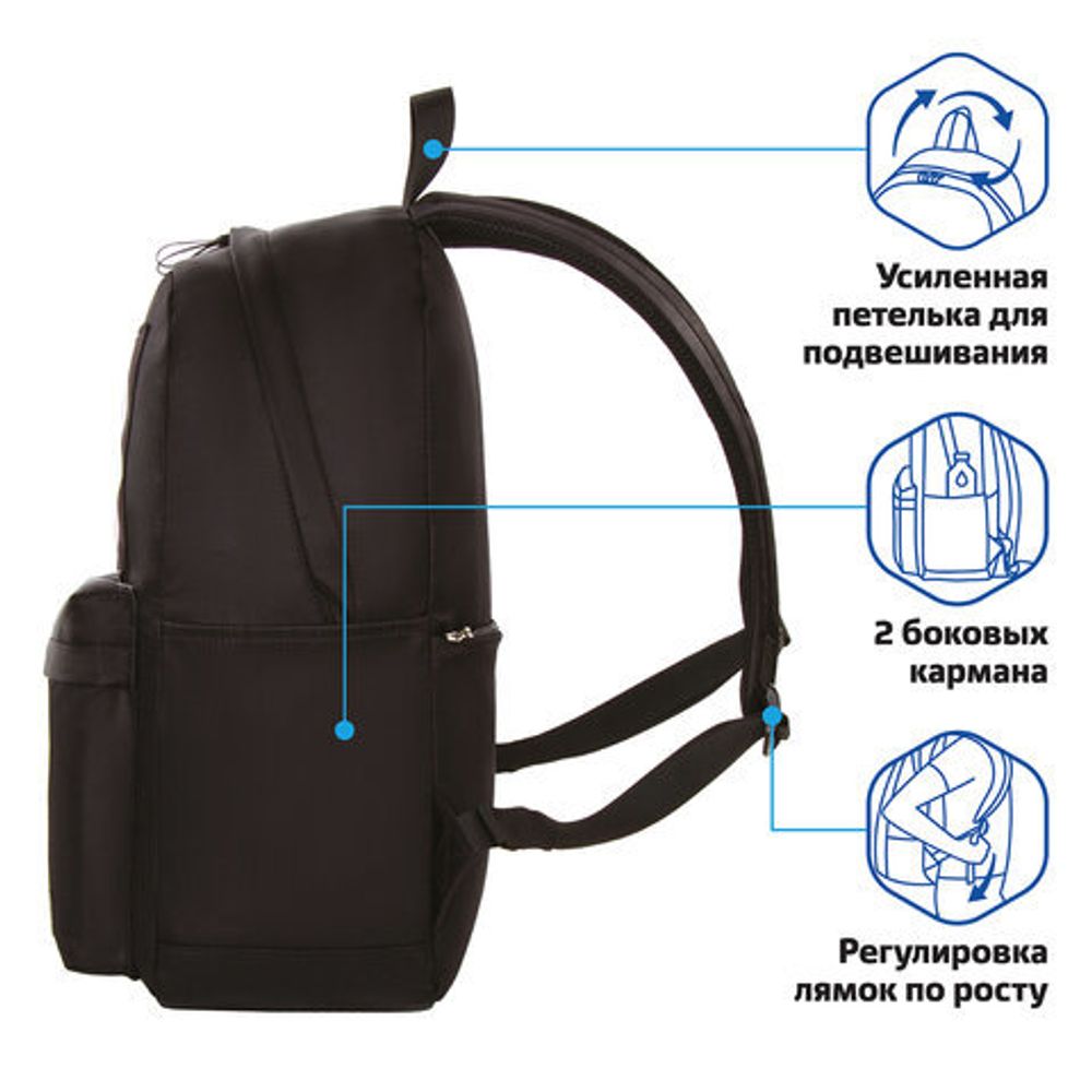 Рюкзак BRAUBERG FASHION CITY, универсальный, "View", 44х31х16 см, 229964