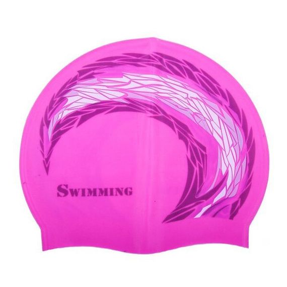 Шапочка для плавания Saeko CSP2 Surfing розовая