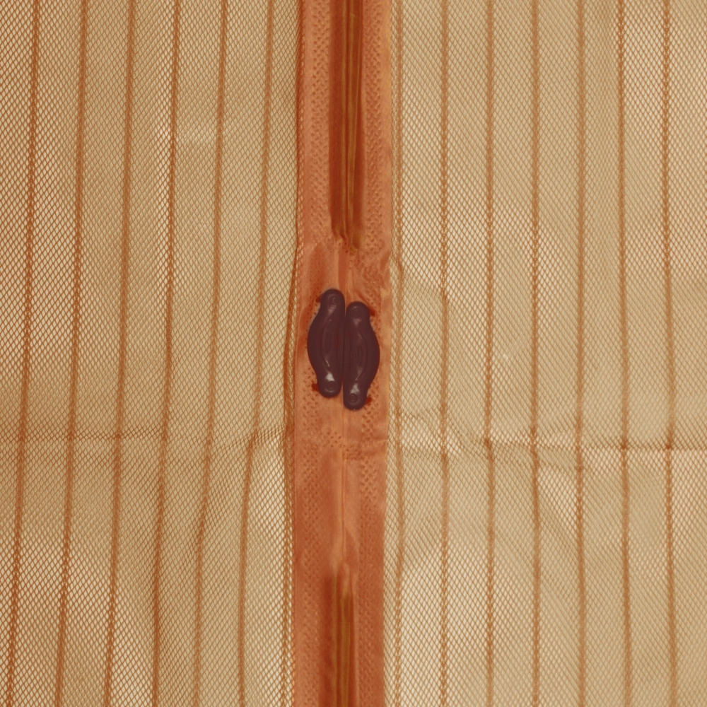 Антимоскитная сетка дверная на магнитах 100*210см «Элис» коричневая ДоброСад