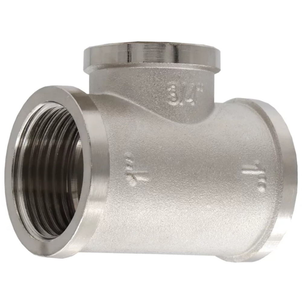 Тройник VIEIR ВВВ 1"х3/4"х1" никел. TFN545