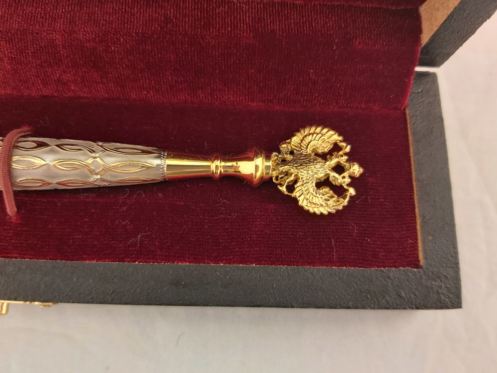 Ручка гербовая с литым орлом (Златоуст)
