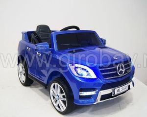 Детский электромобиль River Toys MERCEDES-BENZ ML350 синий фото №3
