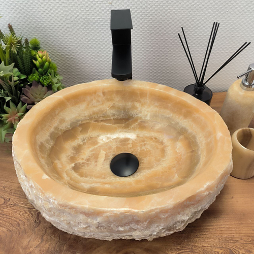 Раковина из оникса Erozy Yellow EO-62580 43*35*15 0098