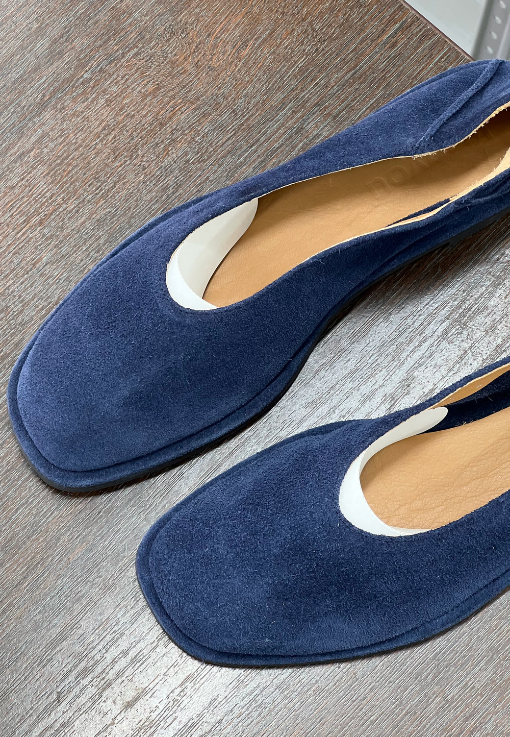 Балетки // Inky Blue // Suede