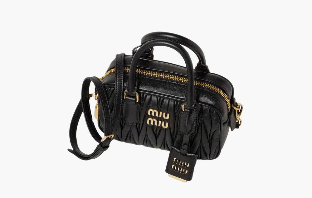 Сумка Miu Miu Matelassé Nappa Leather Arcadie Bag "Black"