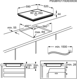 Встраиваемая индукционная варочная панель Electrolux EIS6448