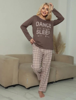 Пижама женская штаны+футболка дл/р ШФД00011 (велик)