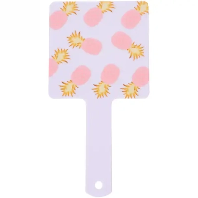 Зеркало косметическое с ручкой «Cute look - Харизма», квадрат, 12*23,5 см (карт коробка)