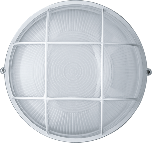 Светильник 60 Вт НПБ 1302 белый круг с решеткой Navigator